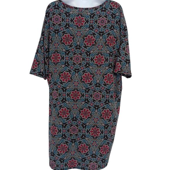 LuLaRoe Floral Print Short Sleeve Dress - Picture 1 of 7